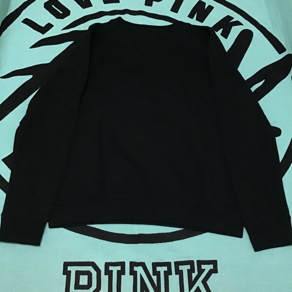 NEW PINK Victoria’s Secret Fleece Palm Floral Crew - Picture 14 of 15